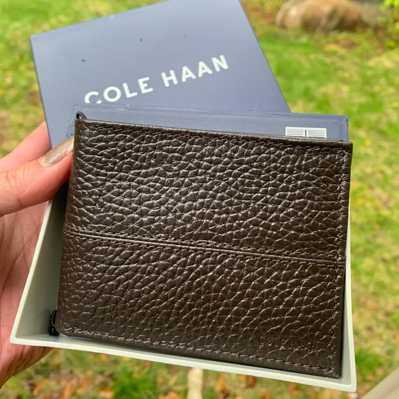 Cole Haan Other - Authentic COLE HAAN pebbled leather Bifold wallet